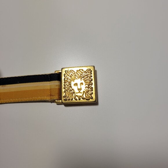 Vintage Anne Klein White, Gold and Blue Belt - Picture 1 of 11